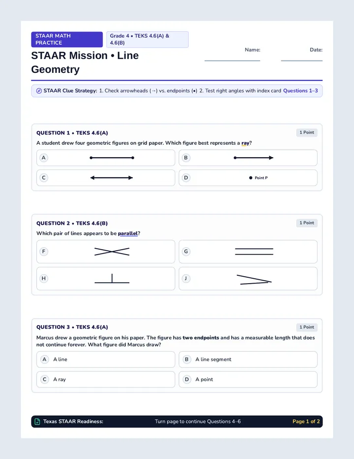 STAAR Line Mission Assessment