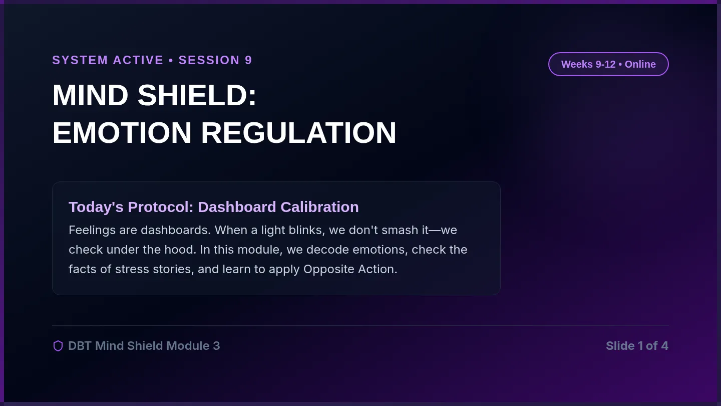 Emotion Regulation Virtual Slides