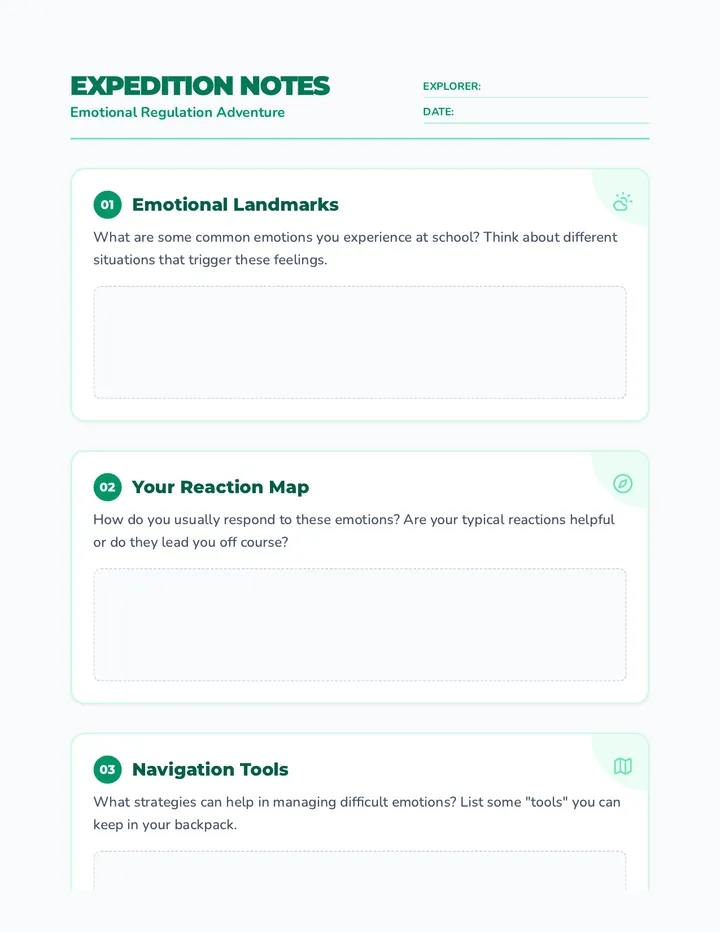 Expedition Notes Worksheet
