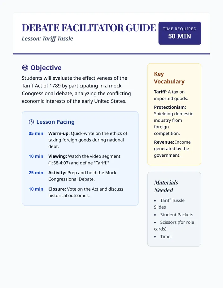 Debate Facilitator Guide