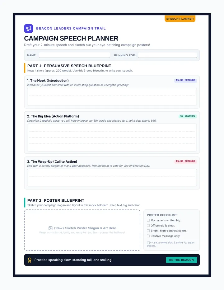 Campaign Speech Planner