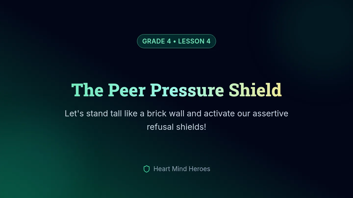The Peer Pressure Shield Slides