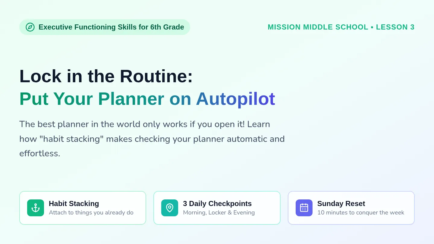 Weekly Routine Slides