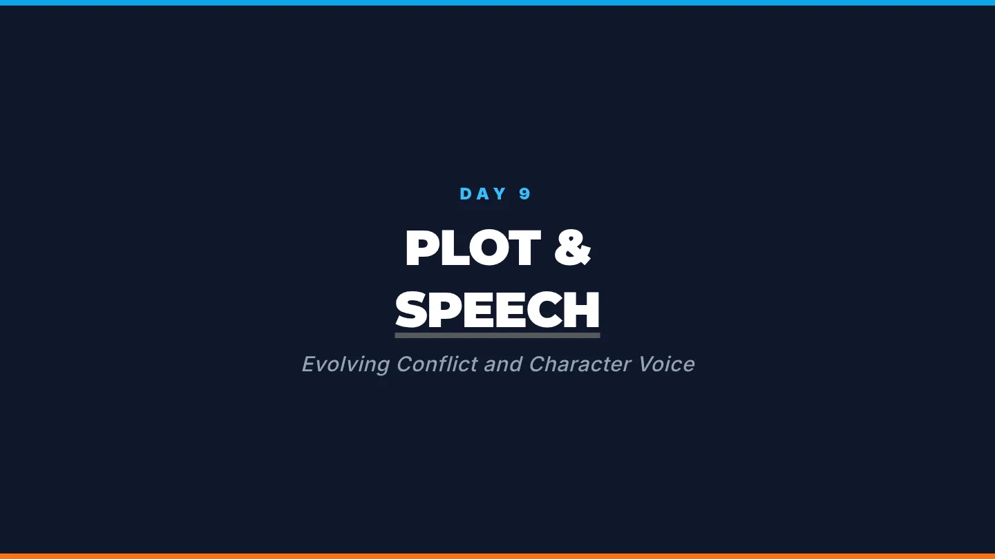 Plot Evolution and Speech Slides
