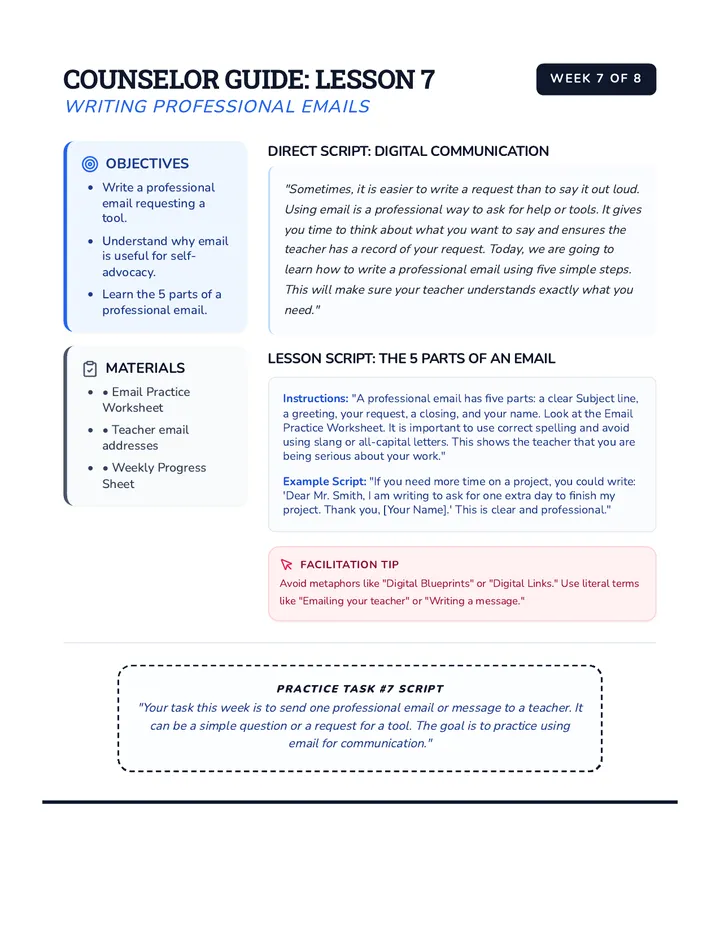 Advocates Blueprint Counselor Guide 7