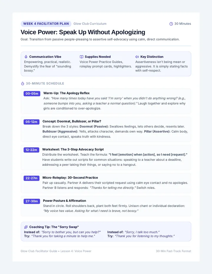 Voice Power Facilitator Guide