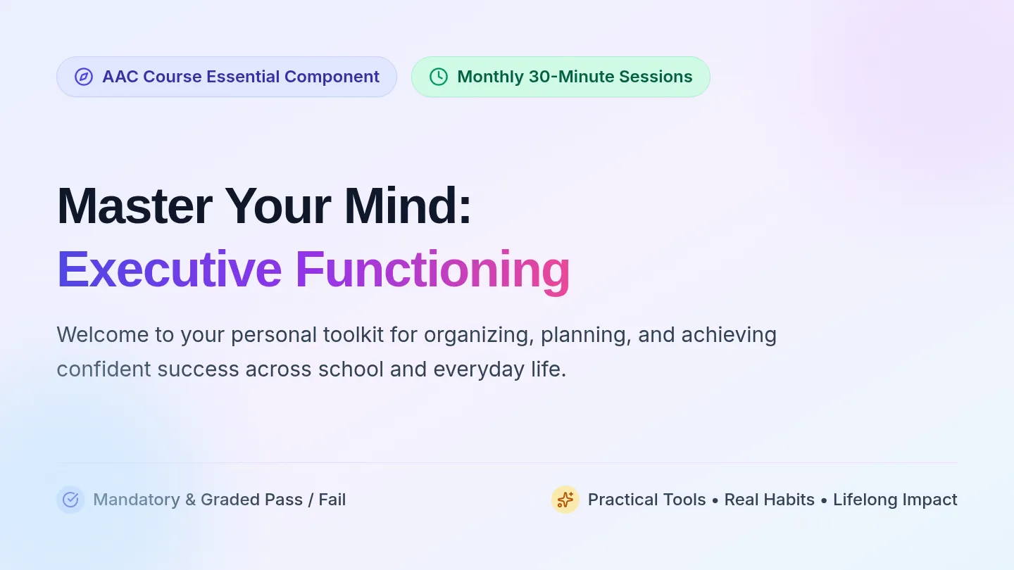 Executive Functioning Welcome Slides