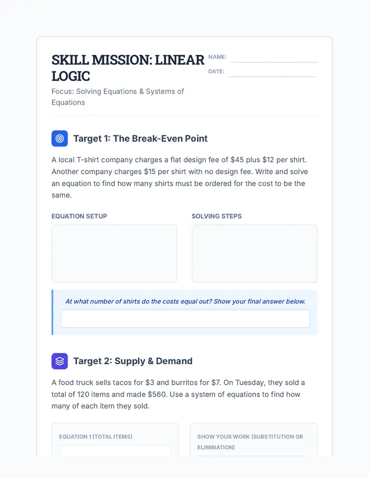 Foundation Missions Worksheet Part 1