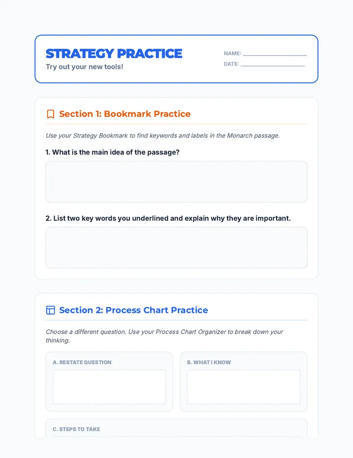 Toolbox Strategy Worksheet