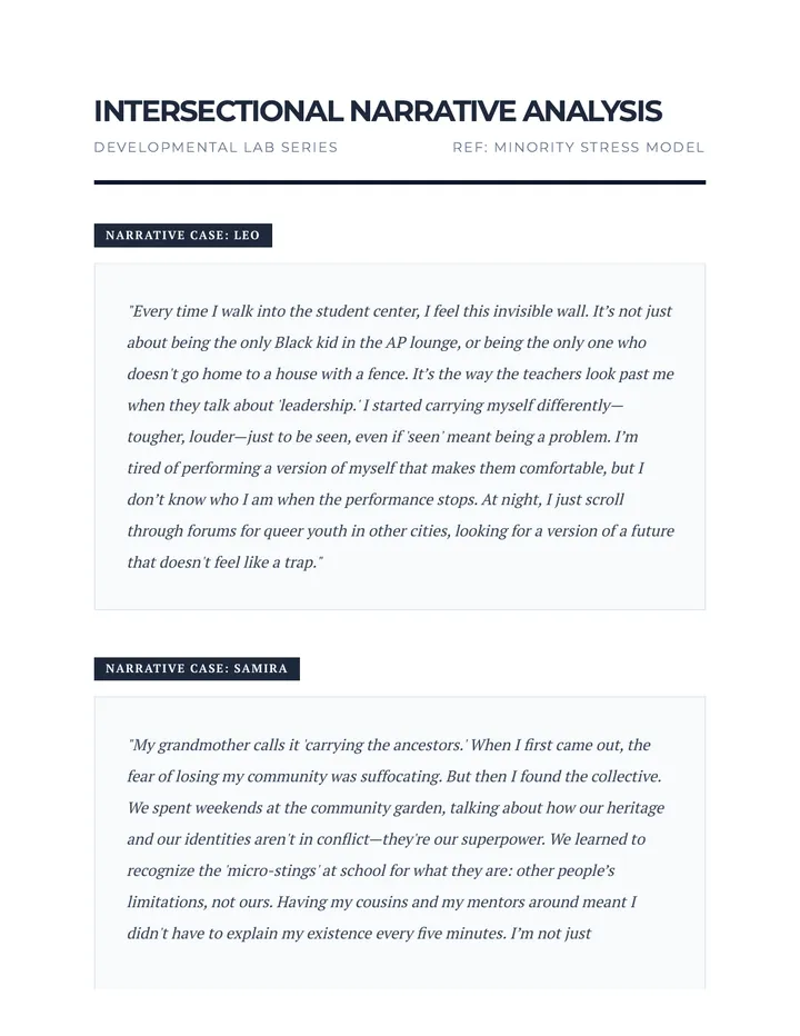 Intersectional Narrative Analysis Worksheet