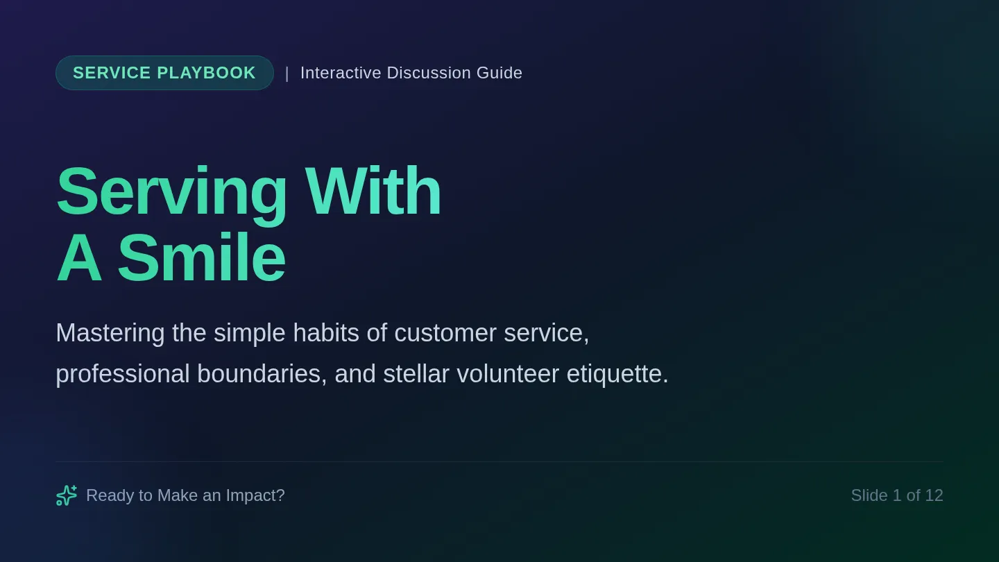 Smile Service Slides