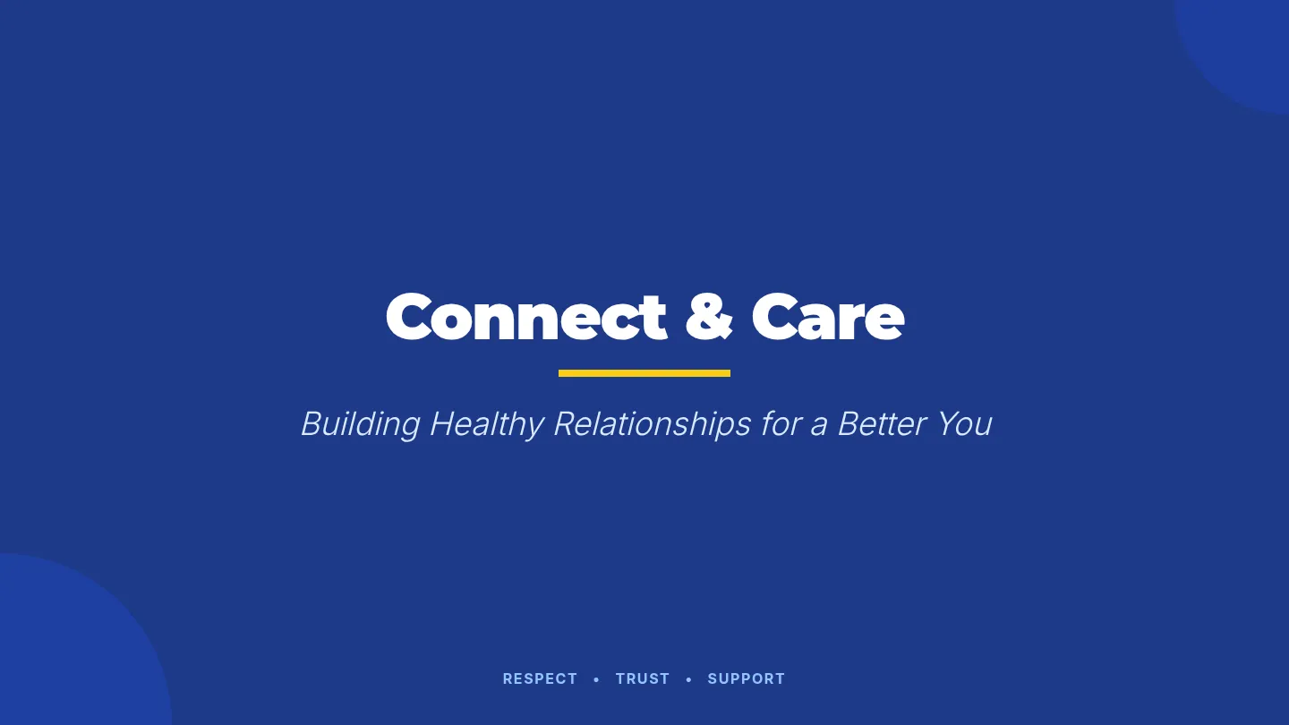 Connect and Care Slides