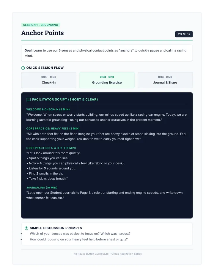Anchor Points Educator Guide