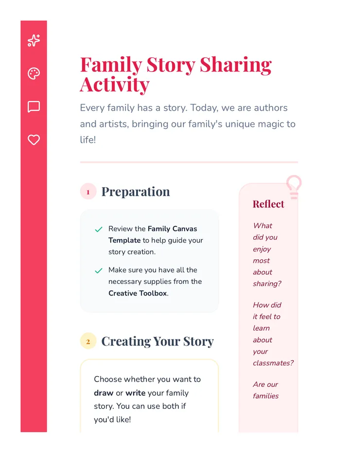 Story Sharing Guide