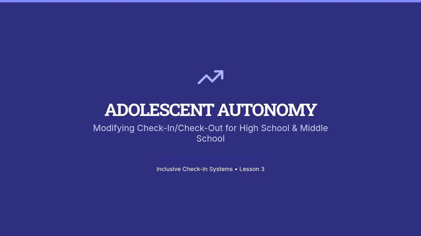 Adolescent Autonomy Slides