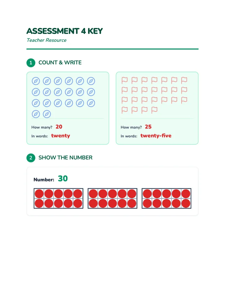 Assessment 4 Key