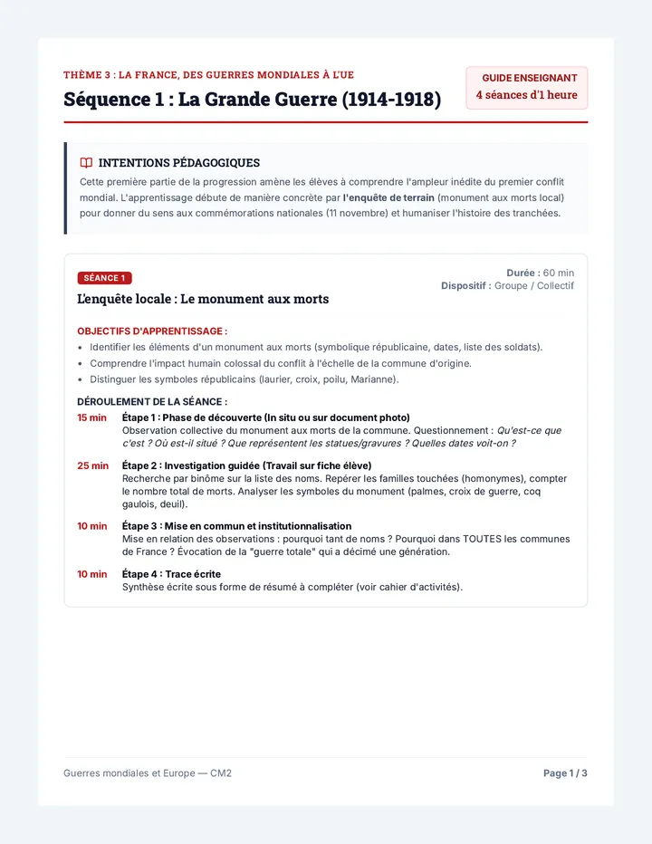 Poilus Guide du Maitre