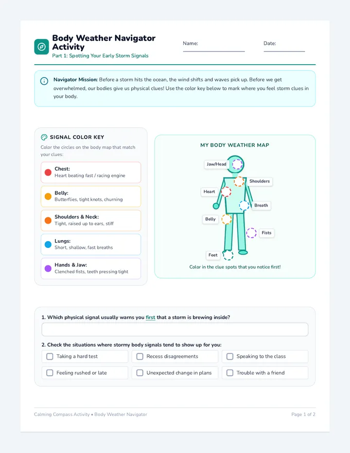 Body Weather Navigator Activity