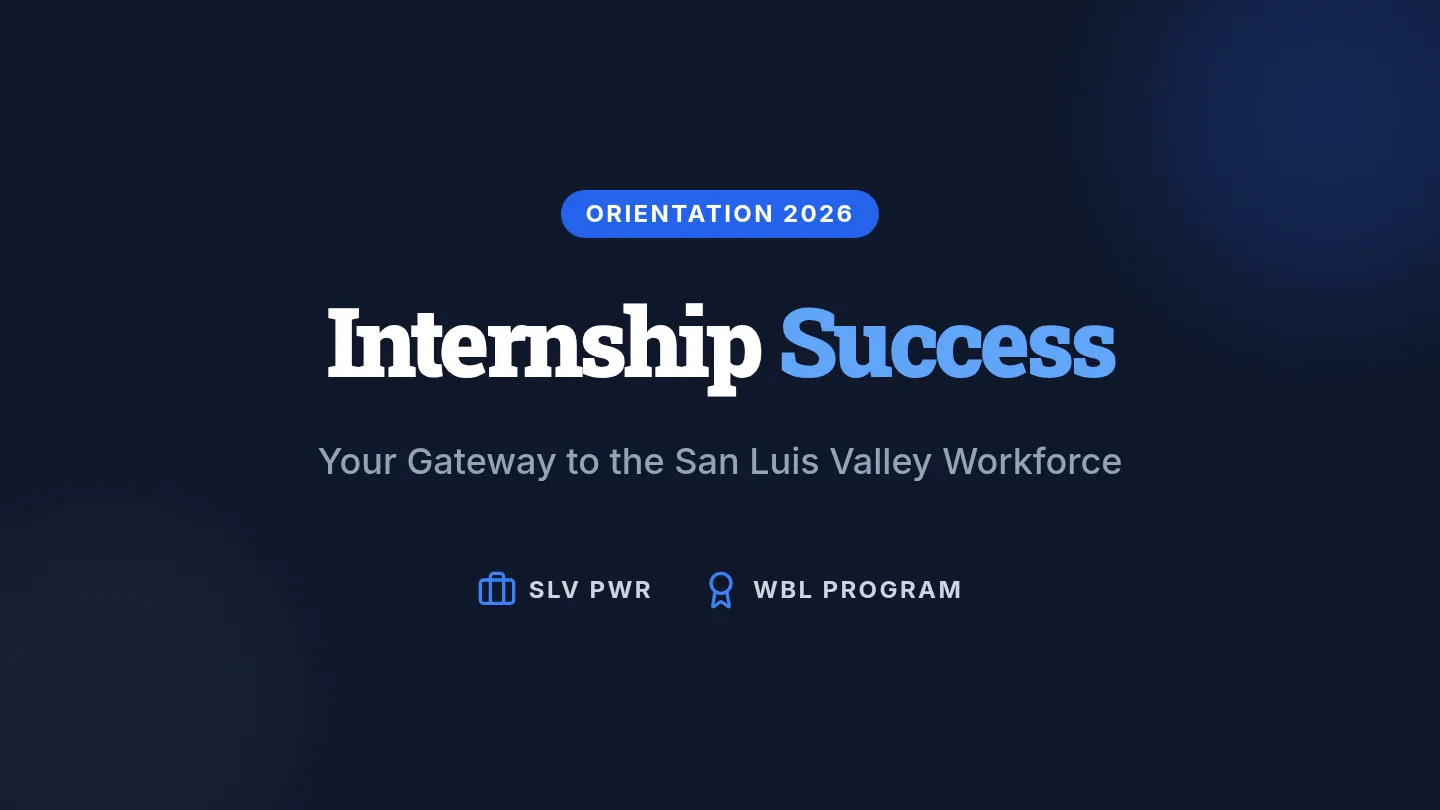 Internship Orientation Slides
