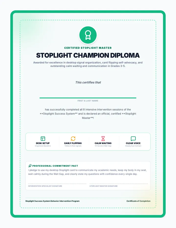 Club Celebration Certificate