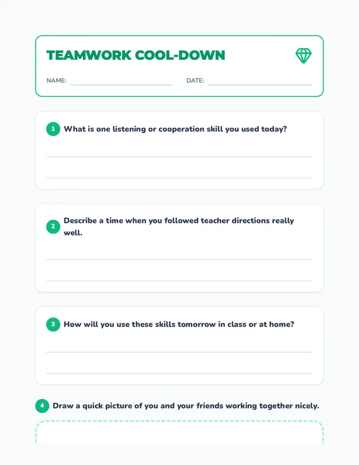 Teamwork Cool Down