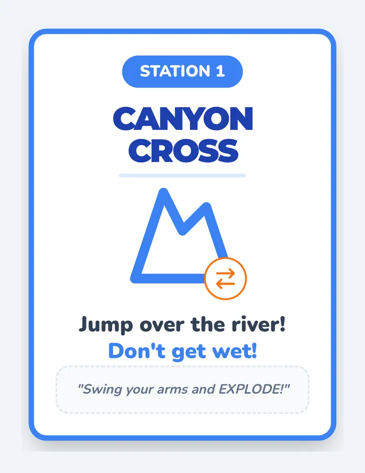 Jump Zone Station Cards