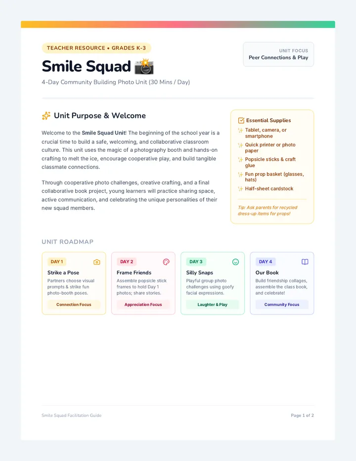 Smile Squad Teacher Guide