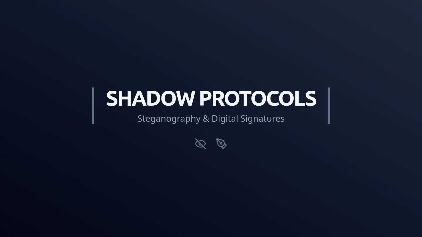 Steganography Slides
