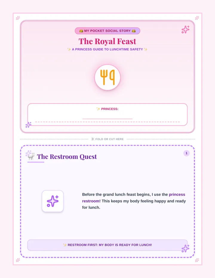 Royal Cafeteria Quest Booklet