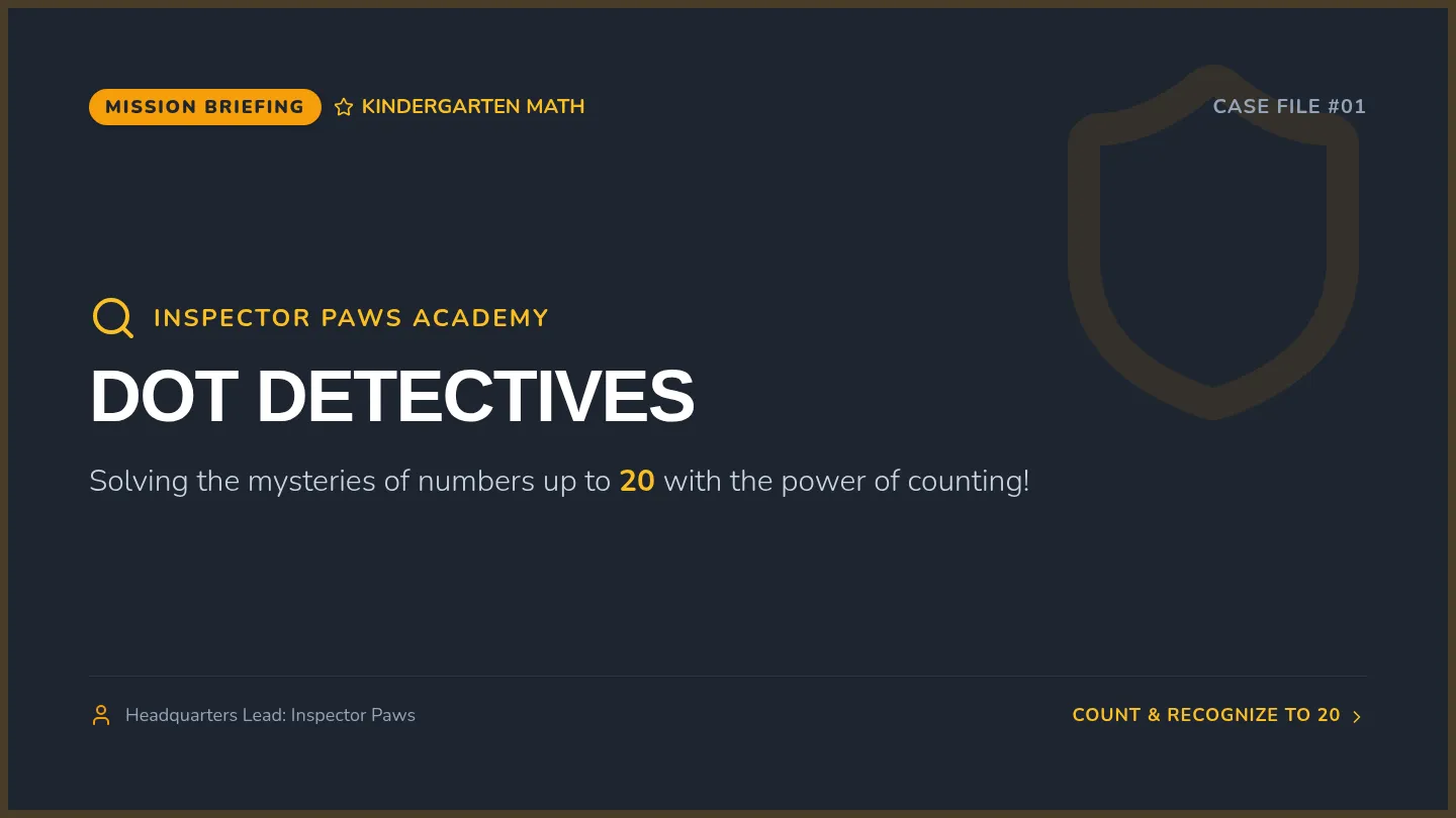 Dot Detectives Slides