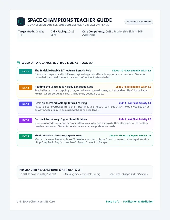 Space Champions Teacher Guide