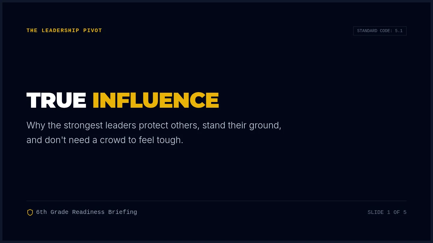 True Influence Slides