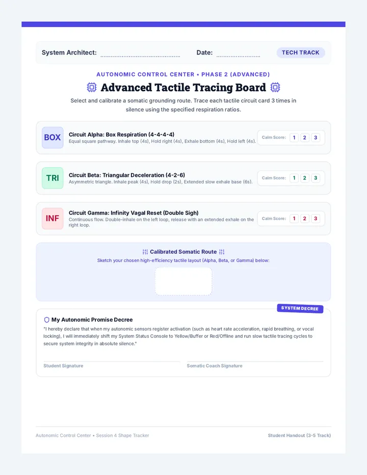 Shape Tracing Tracker Handout