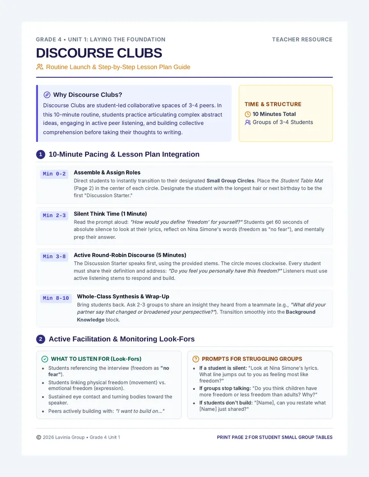 Discourse Clubs Facilitation Guide