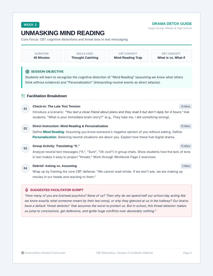 Week 2 Educator Guide