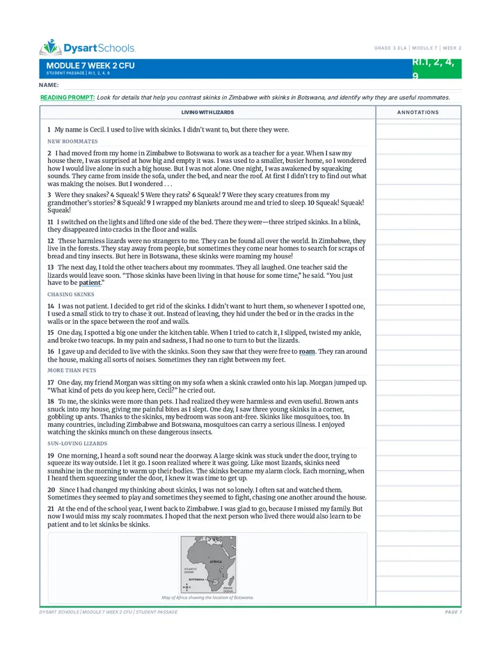 Module 7 Week 2 CFU Assessment