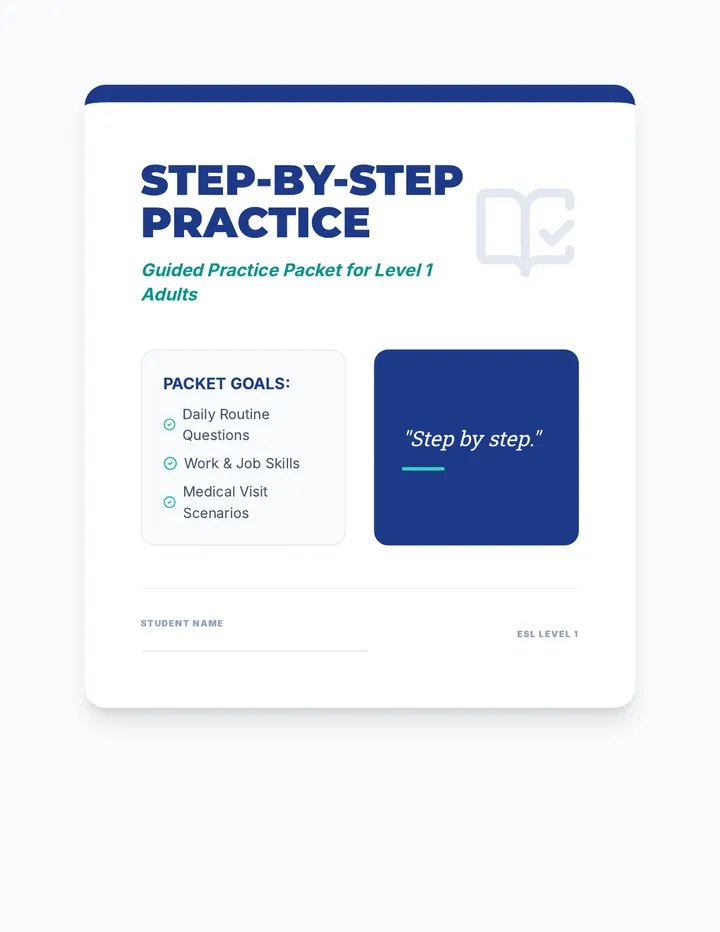 Step-by-Step Practice Packet