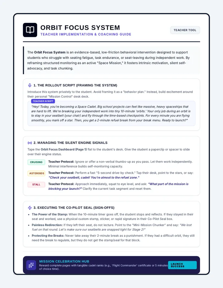 Orbit System Teacher Guide