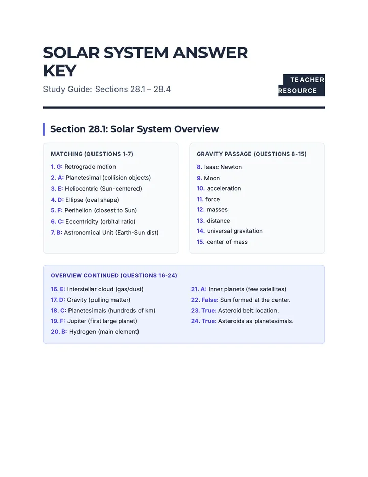 Solar System Systems • Lesson • Lenny.com