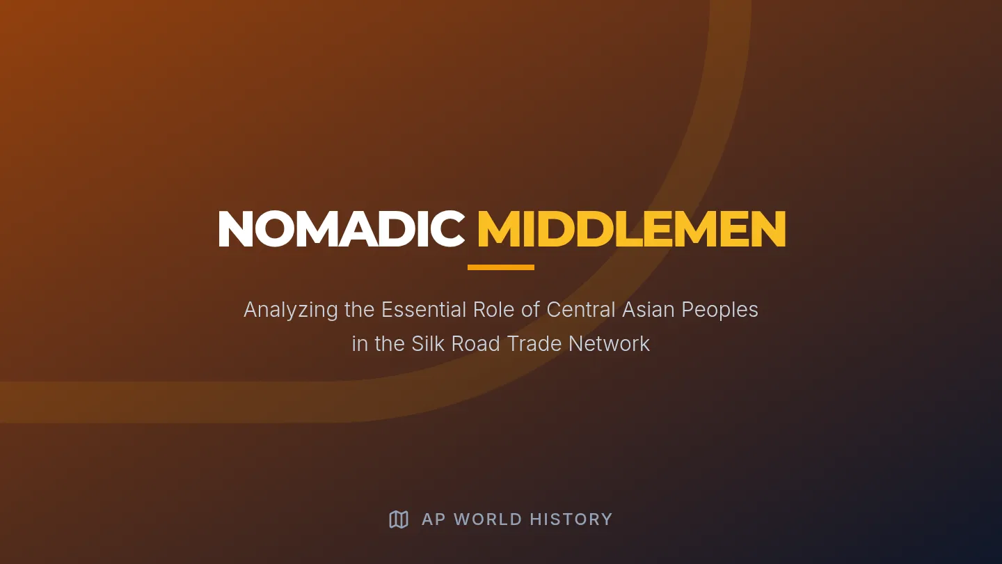 Nomadic Middlemen Slides