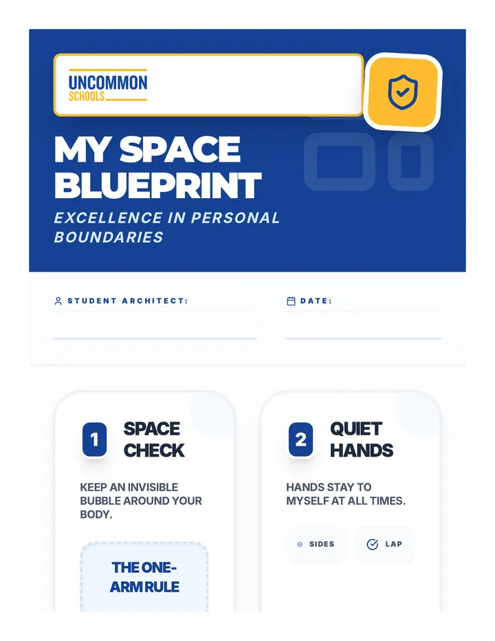 My Space Blueprint Handout