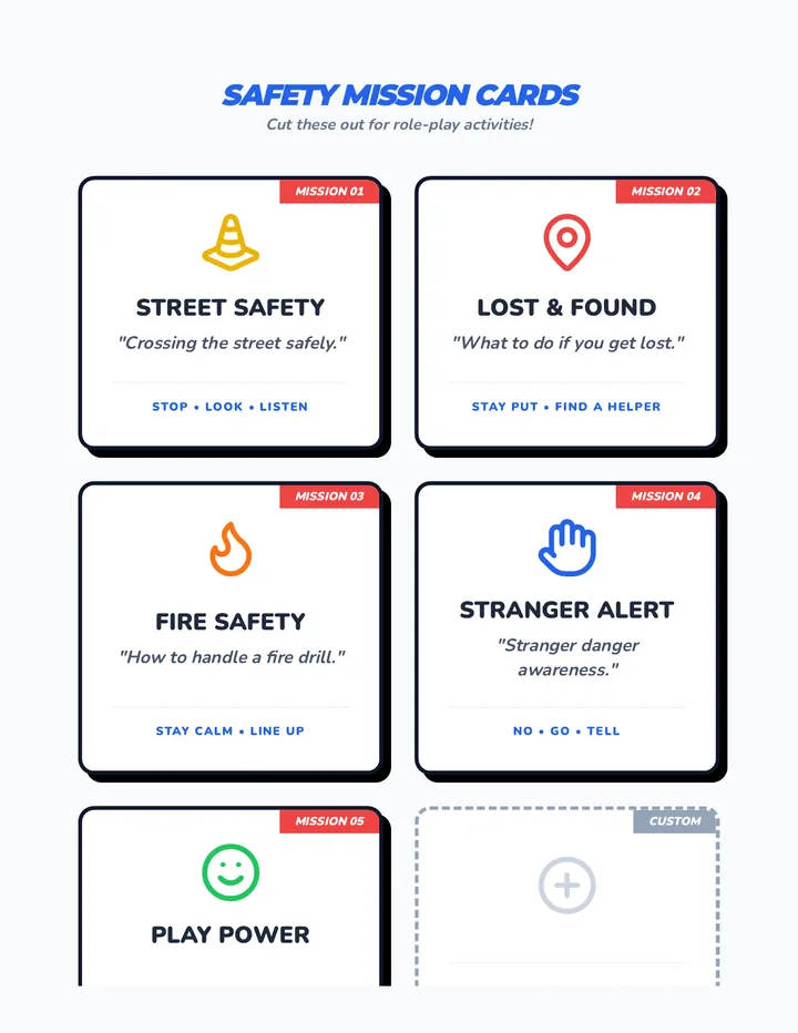 Safety Scenario Cards