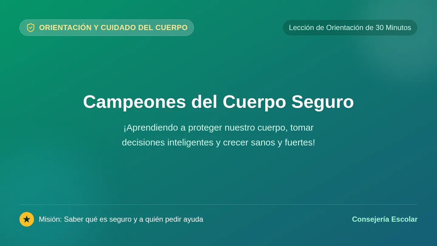Campeones del Cuerpo Seguro Slides