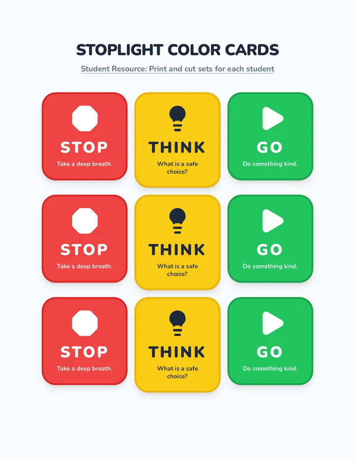 Stop Think Go • Lesson • Lenny.com