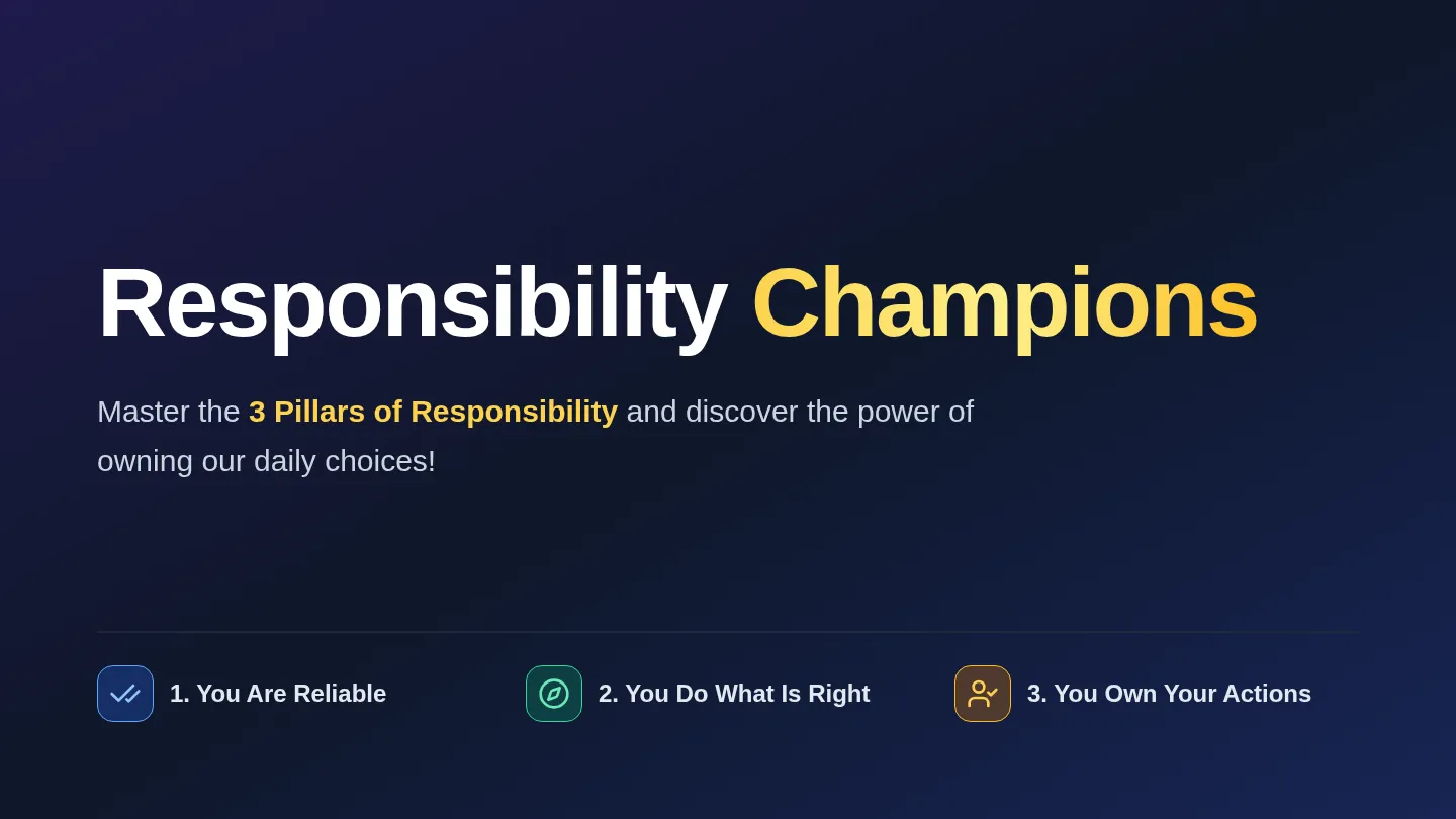Responsibility Champions Slides