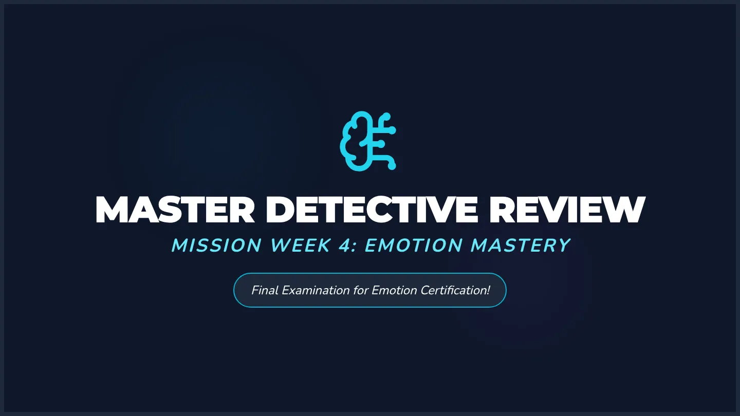 Master Detective Review Slides