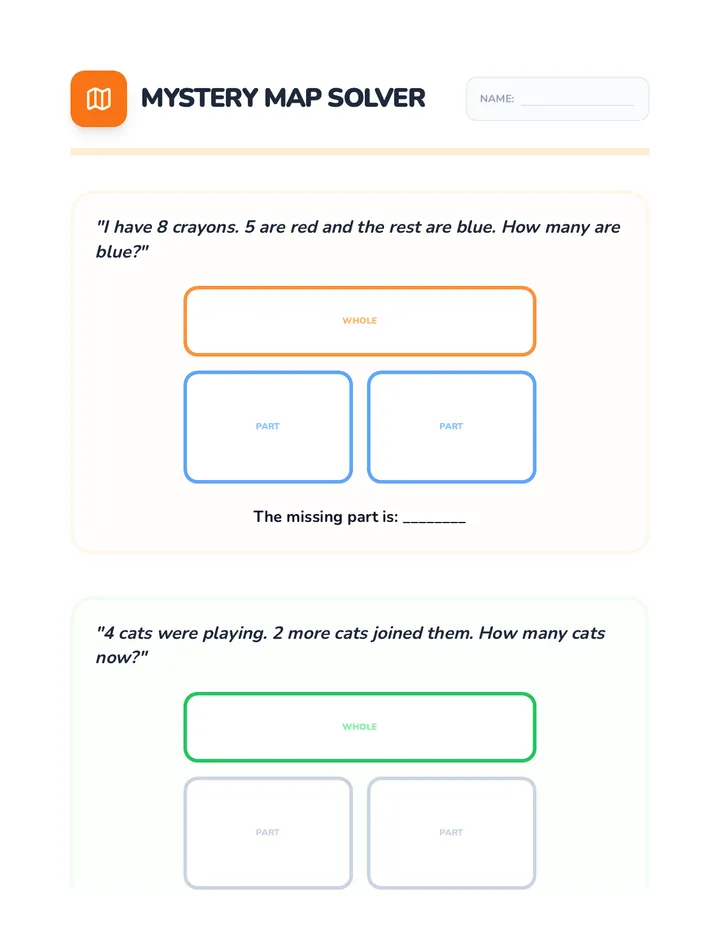 Mystery Map Worksheet