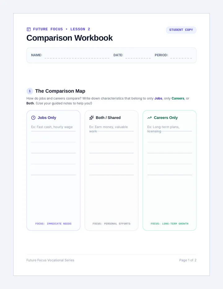 Comparison Workbook