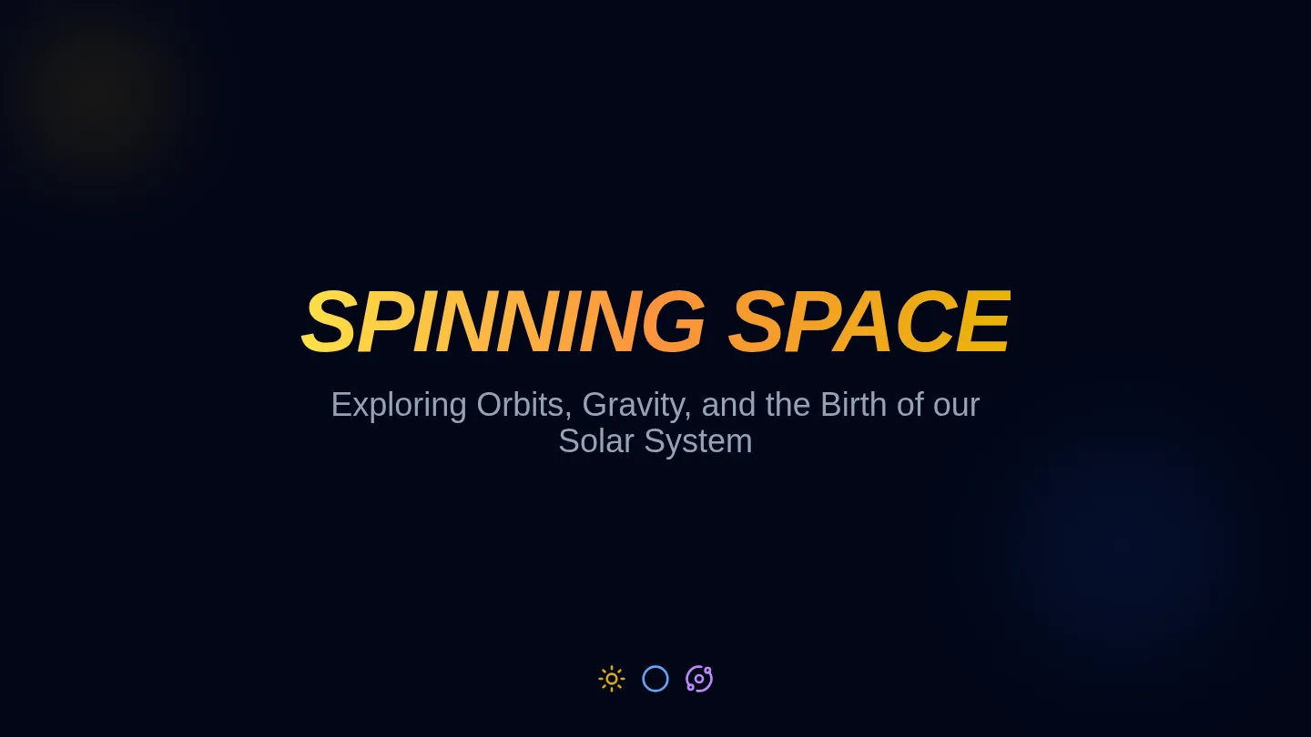 Spinning Space Slides