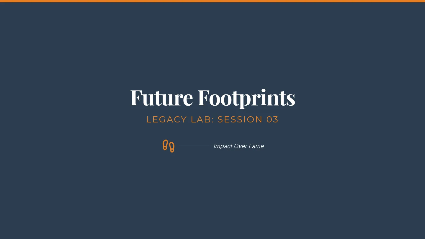 Future Footprints Slides